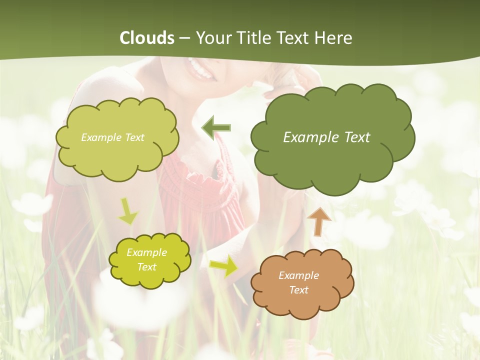 Dress Meadow Field PowerPoint Template