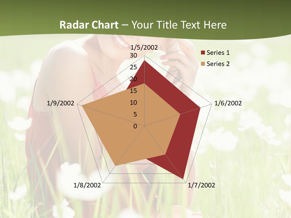 Dress Meadow Field PowerPoint Template