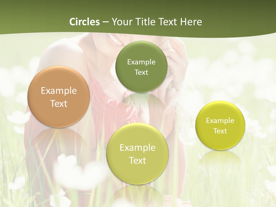 Dress Meadow Field PowerPoint Template