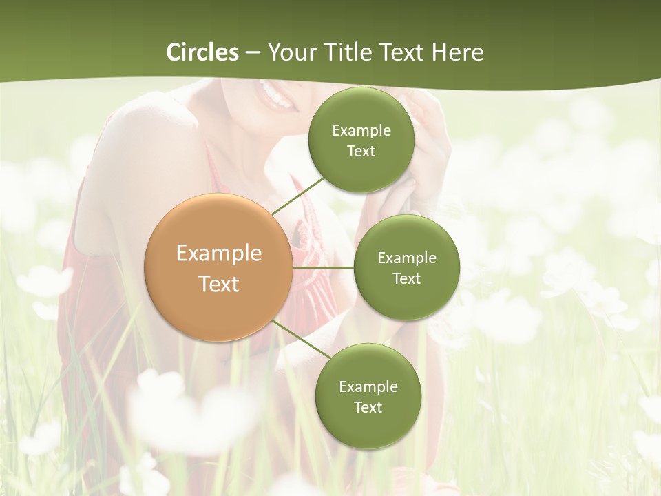 Dress Meadow Field PowerPoint Template