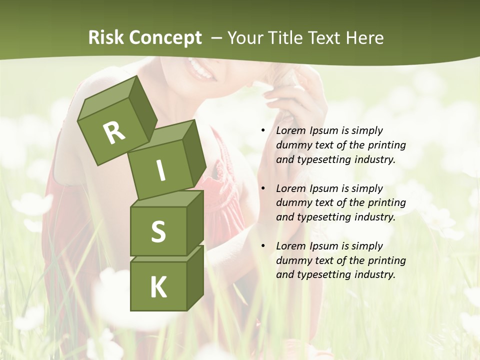 Dress Meadow Field PowerPoint Template