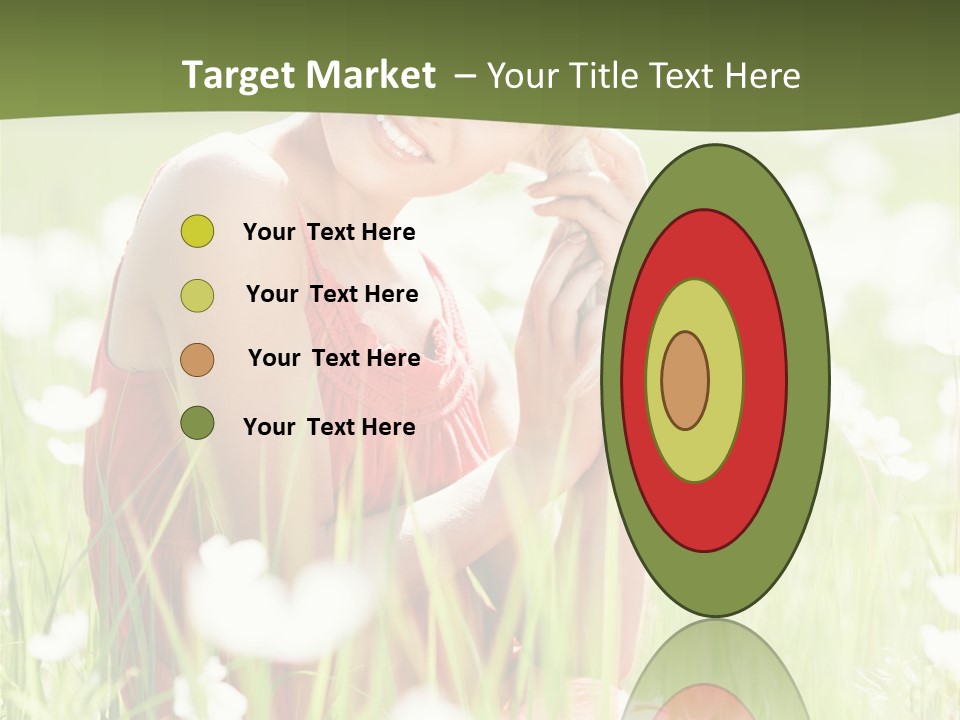 Dress Meadow Field PowerPoint Template