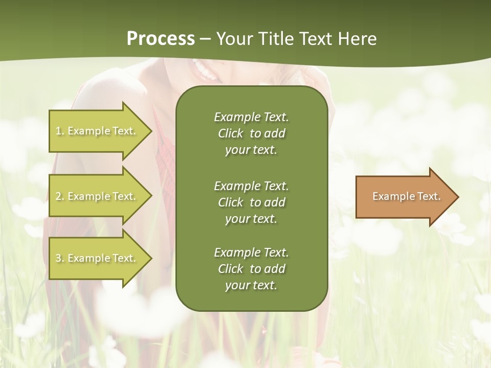 Dress Meadow Field PowerPoint Template