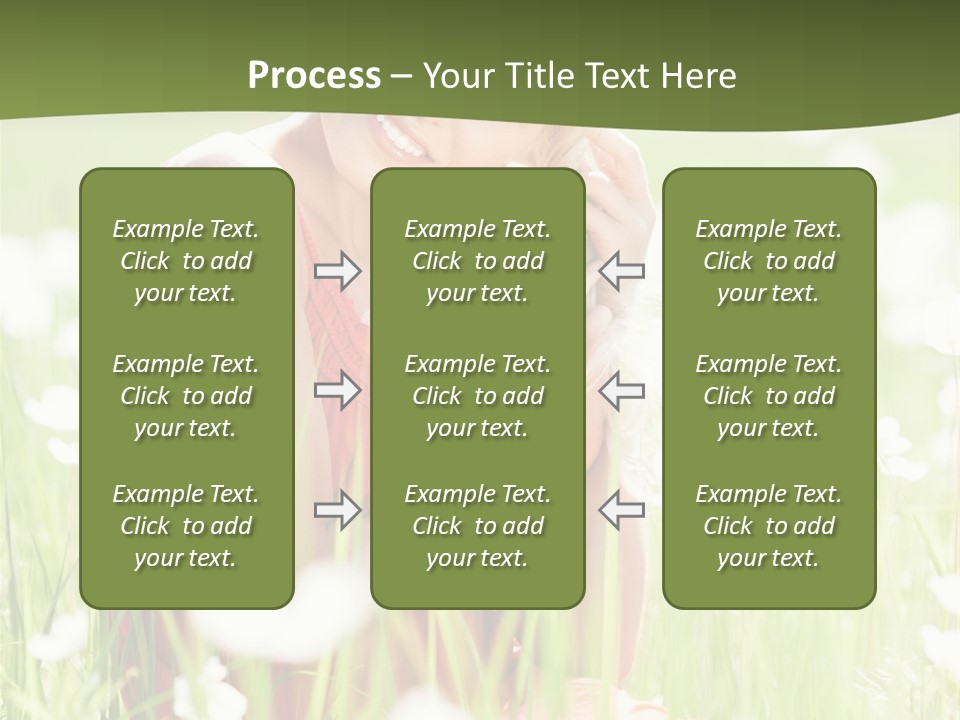 Dress Meadow Field PowerPoint Template