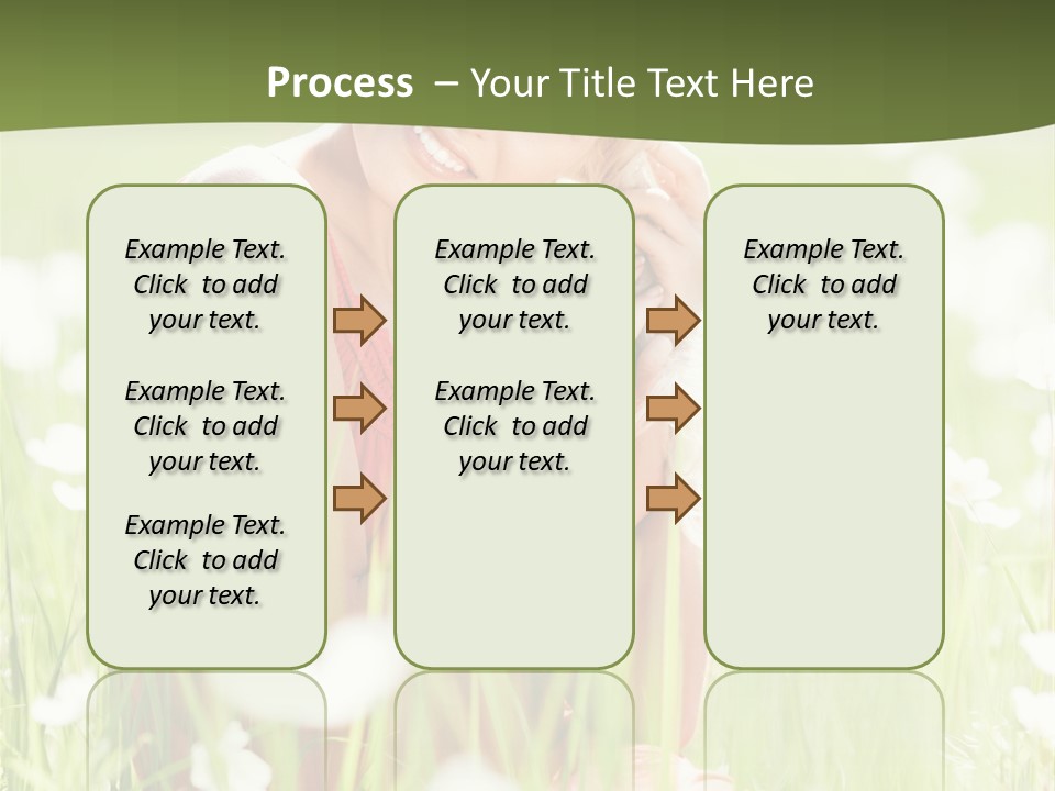 Dress Meadow Field PowerPoint Template