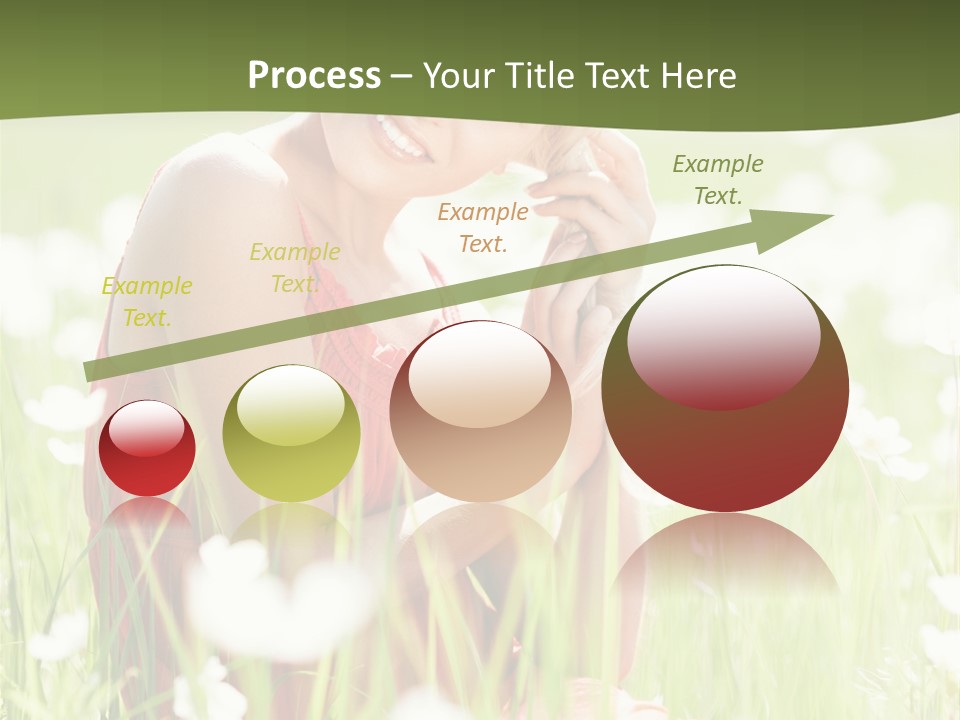 Dress Meadow Field PowerPoint Template