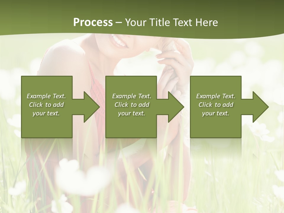 Dress Meadow Field PowerPoint Template