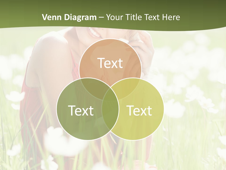 Dress Meadow Field PowerPoint Template