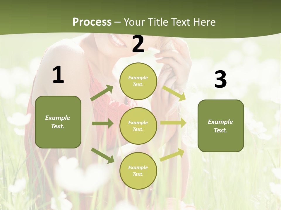 Dress Meadow Field PowerPoint Template