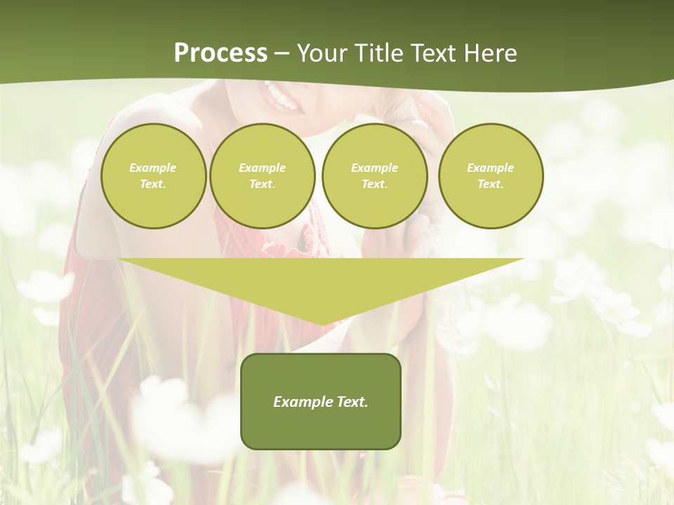 Dress Meadow Field PowerPoint Template