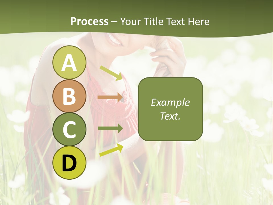 Dress Meadow Field PowerPoint Template