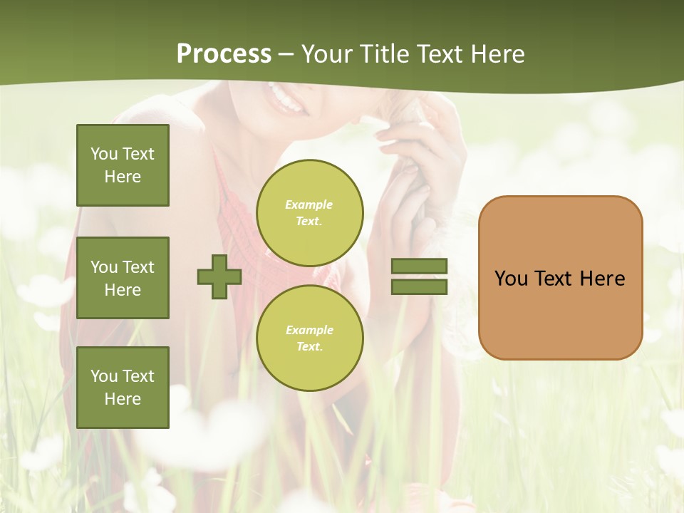 Dress Meadow Field PowerPoint Template