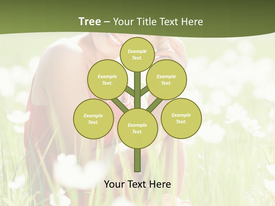 Dress Meadow Field PowerPoint Template