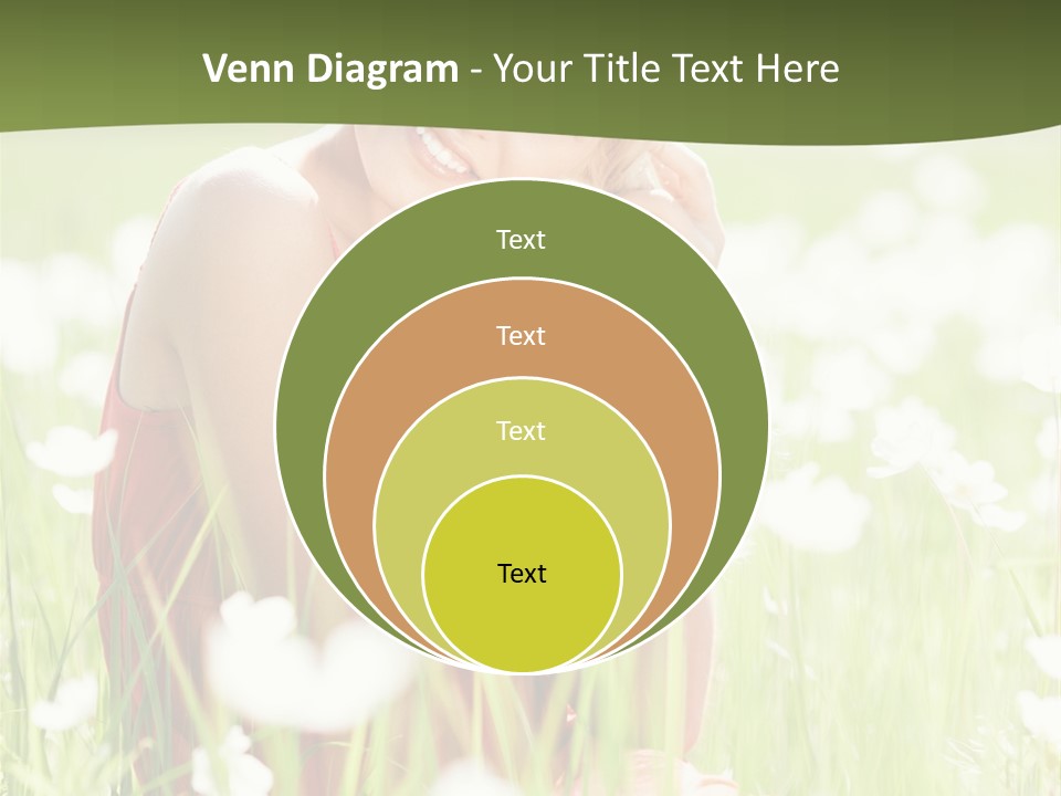Dress Meadow Field PowerPoint Template