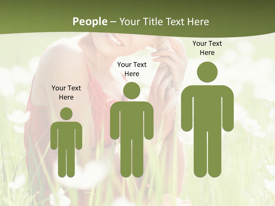 Dress Meadow Field PowerPoint Template