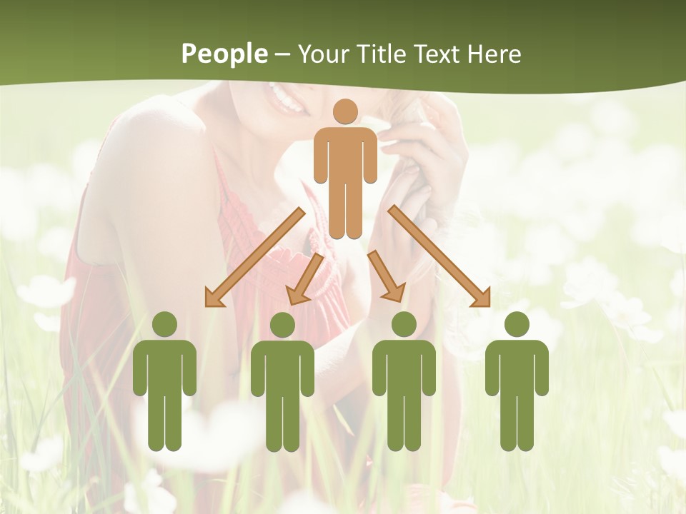 Dress Meadow Field PowerPoint Template