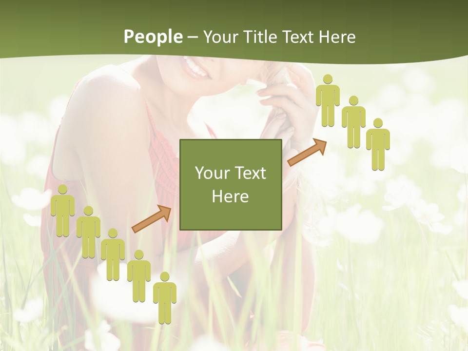 Dress Meadow Field PowerPoint Template