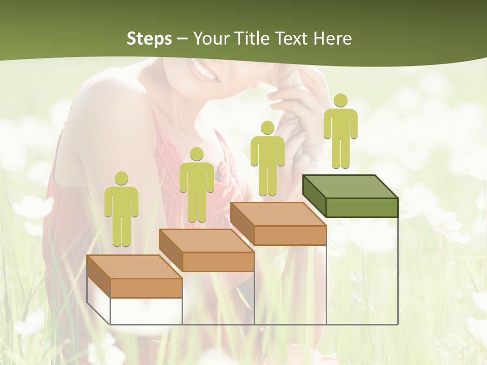 Dress Meadow Field PowerPoint Template