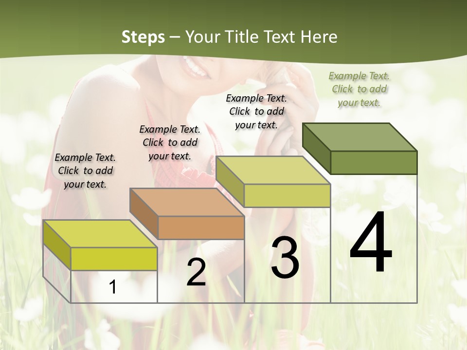 Dress Meadow Field PowerPoint Template