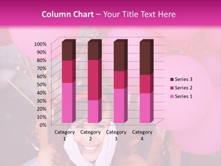 Hot Pink Balloons Celebration PowerPoint Template