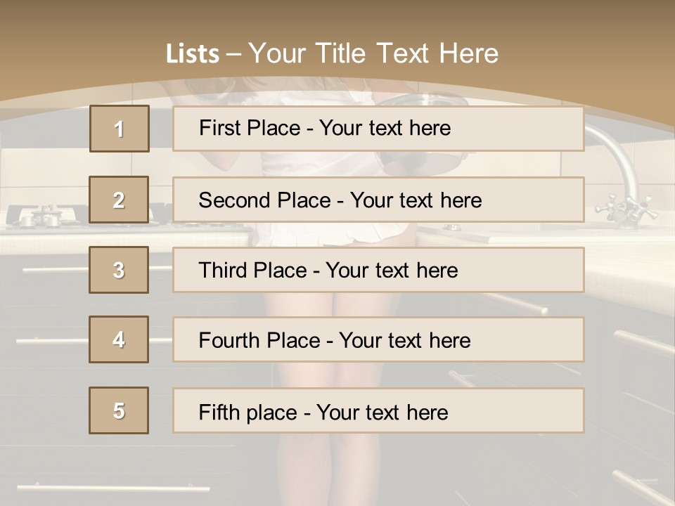 Clothes Uniforms Temptation PowerPoint Template