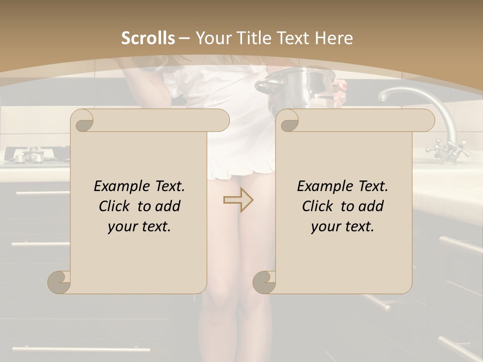 Clothes Uniforms Temptation PowerPoint Template