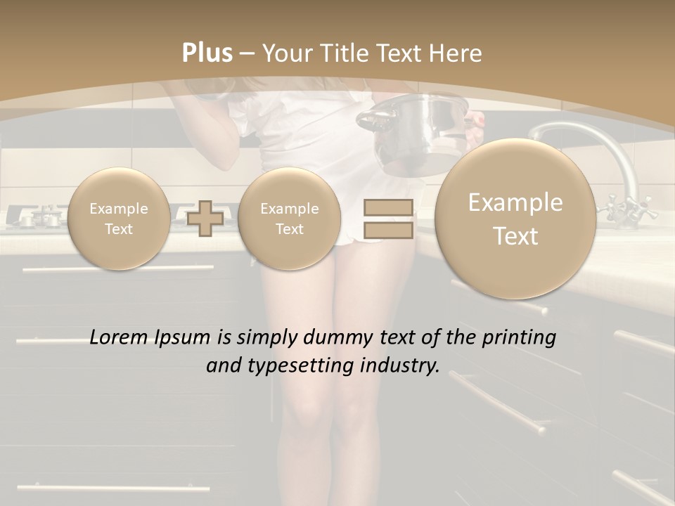 Clothes Uniforms Temptation PowerPoint Template