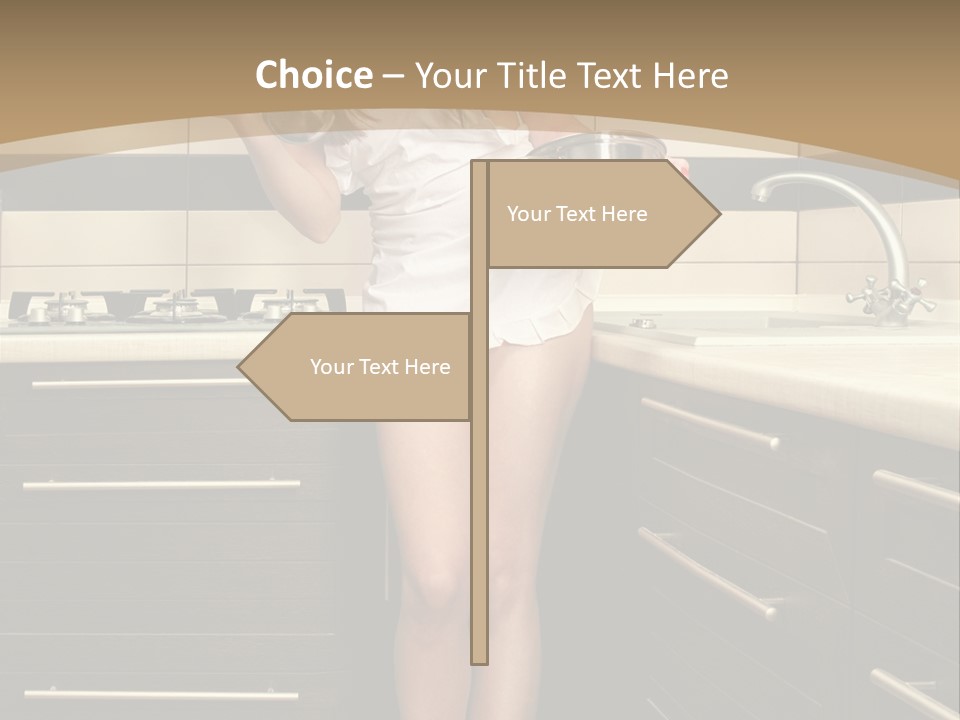 Clothes Uniforms Temptation PowerPoint Template