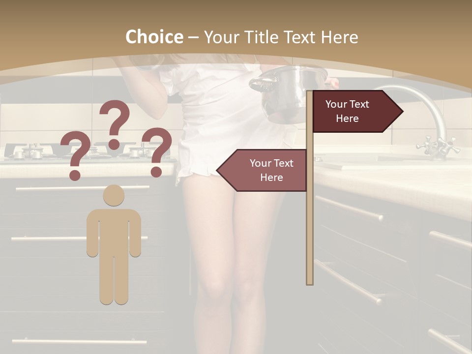 Clothes Uniforms Temptation PowerPoint Template