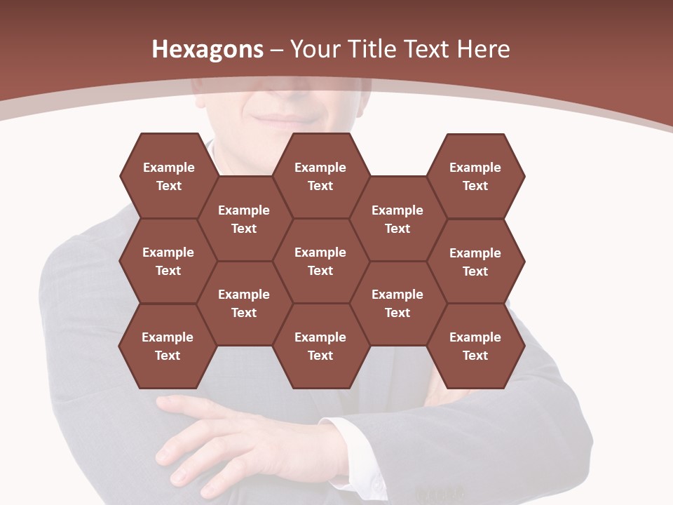 Smiling Manager Bookkeeper PowerPoint Template