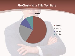 Smiling Manager Bookkeeper PowerPoint Template