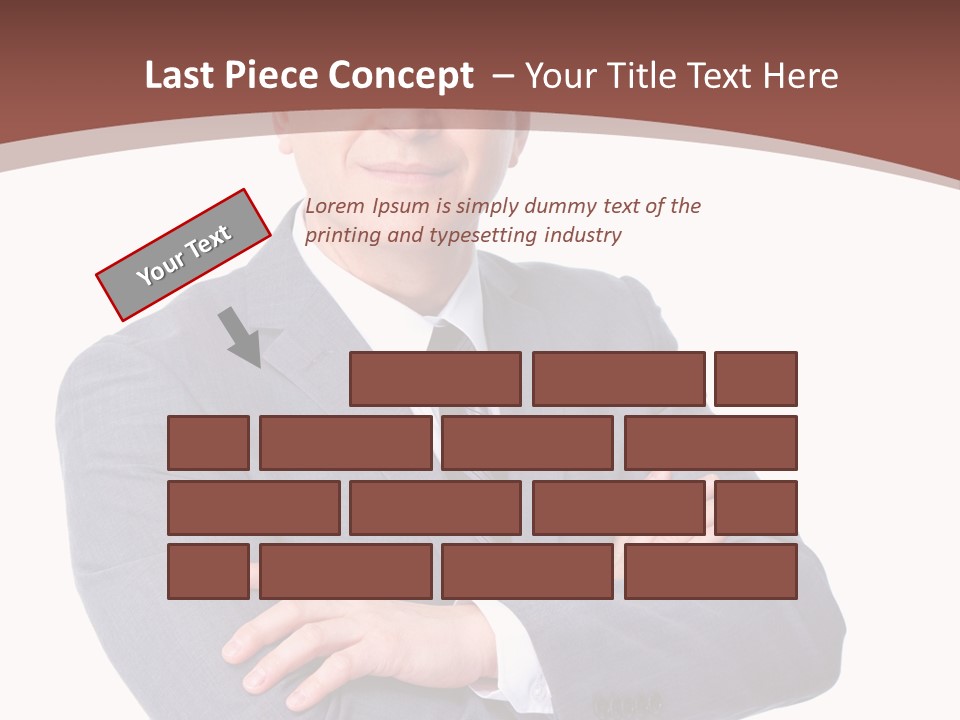 Smiling Manager Bookkeeper PowerPoint Template