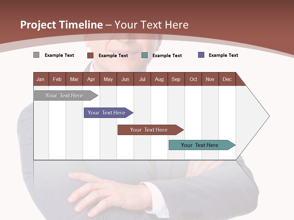 Smiling Manager Bookkeeper PowerPoint Template
