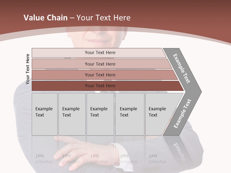 Smiling Manager Bookkeeper PowerPoint Template