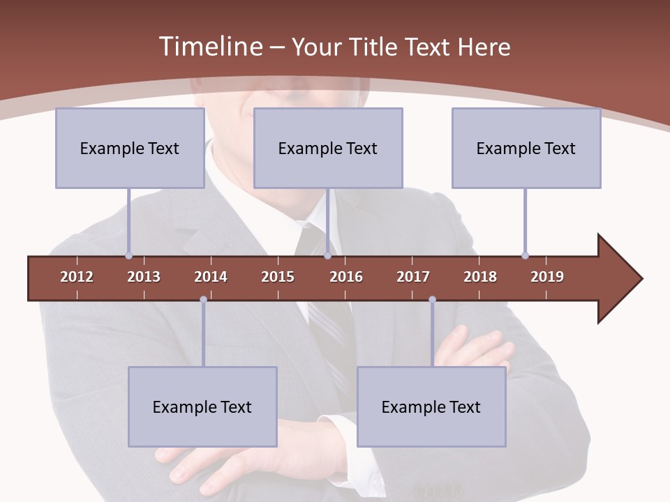 Smiling Manager Bookkeeper PowerPoint Template