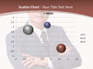 Smiling Manager Bookkeeper PowerPoint Template