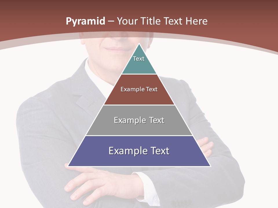 Smiling Manager Bookkeeper PowerPoint Template