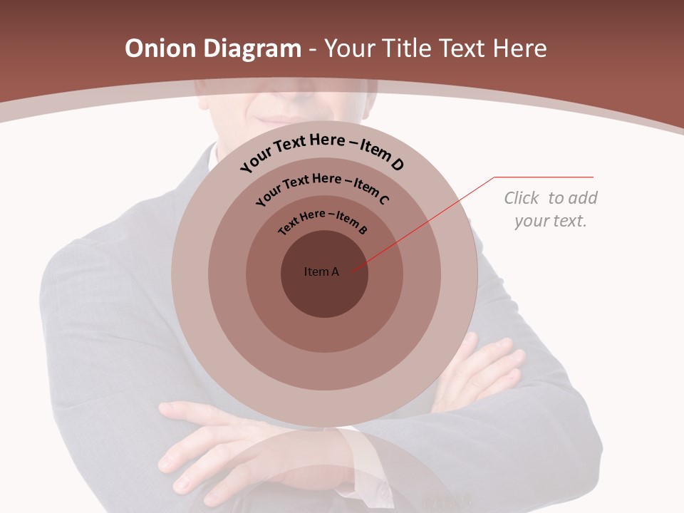 Smiling Manager Bookkeeper PowerPoint Template