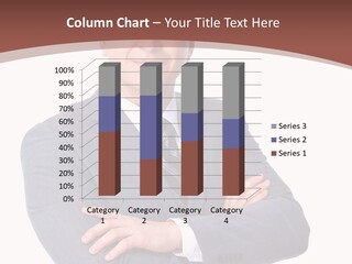 Smiling Manager Bookkeeper PowerPoint Template