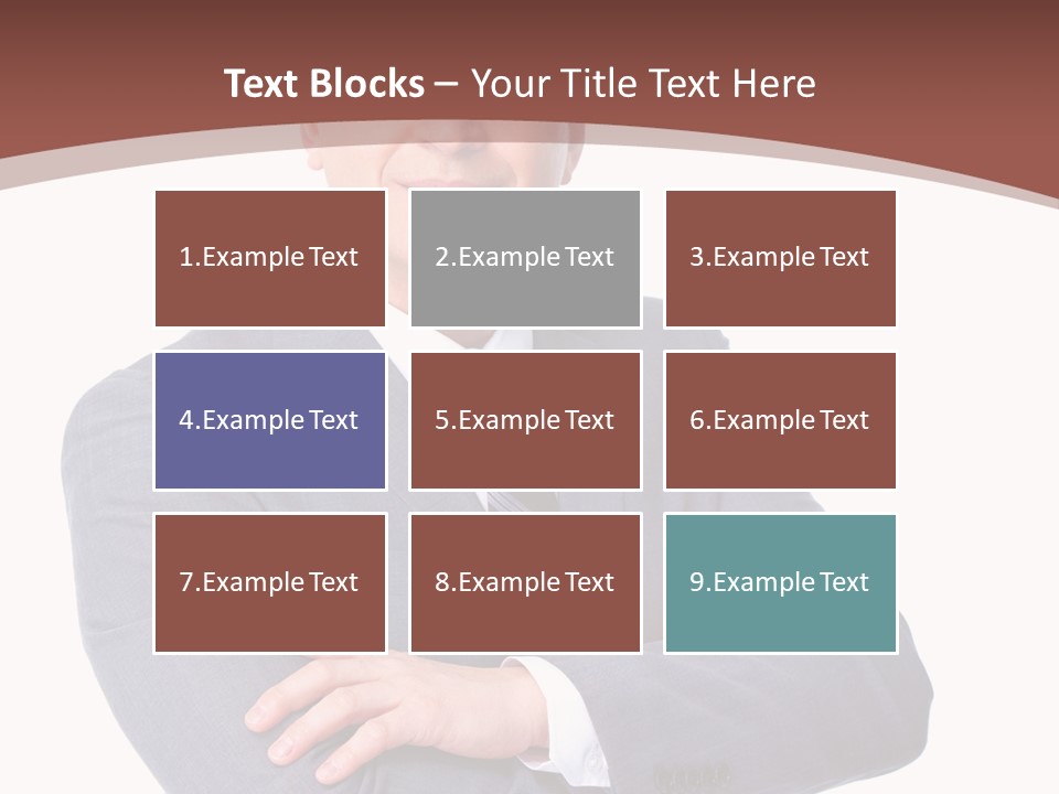 Smiling Manager Bookkeeper PowerPoint Template