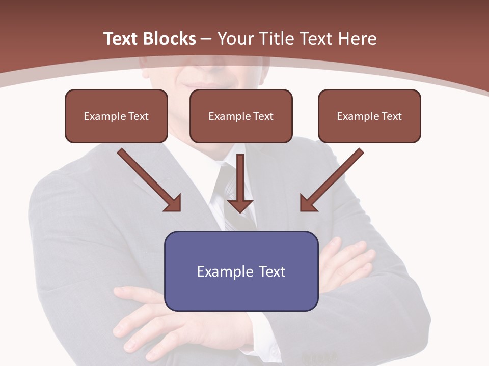 Smiling Manager Bookkeeper PowerPoint Template