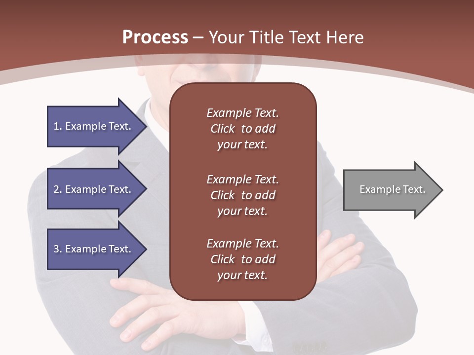 Smiling Manager Bookkeeper PowerPoint Template