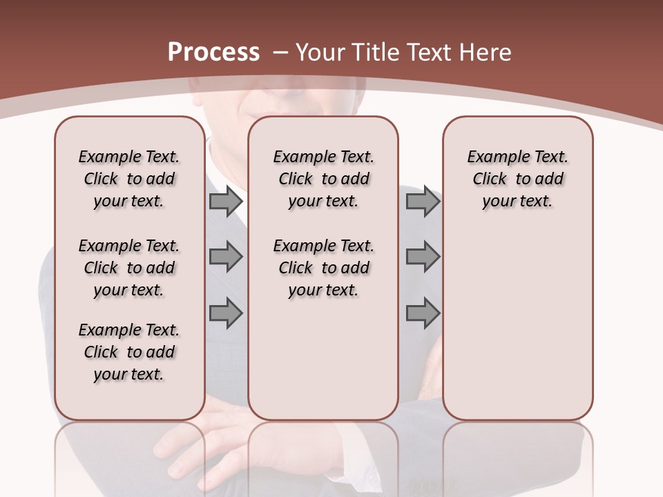 Smiling Manager Bookkeeper PowerPoint Template