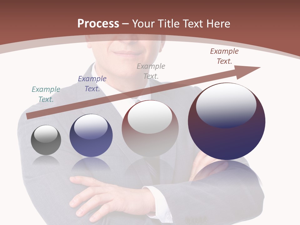 Smiling Manager Bookkeeper PowerPoint Template