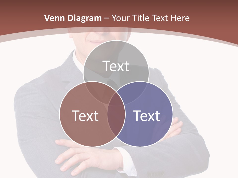 Smiling Manager Bookkeeper PowerPoint Template