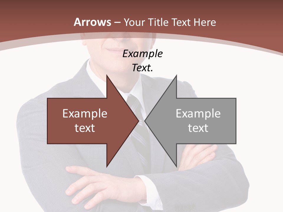 Smiling Manager Bookkeeper PowerPoint Template