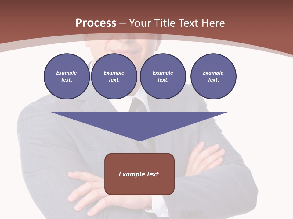Smiling Manager Bookkeeper PowerPoint Template