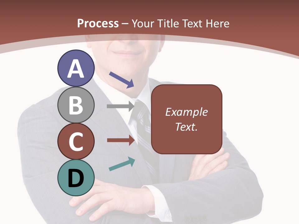 Smiling Manager Bookkeeper PowerPoint Template