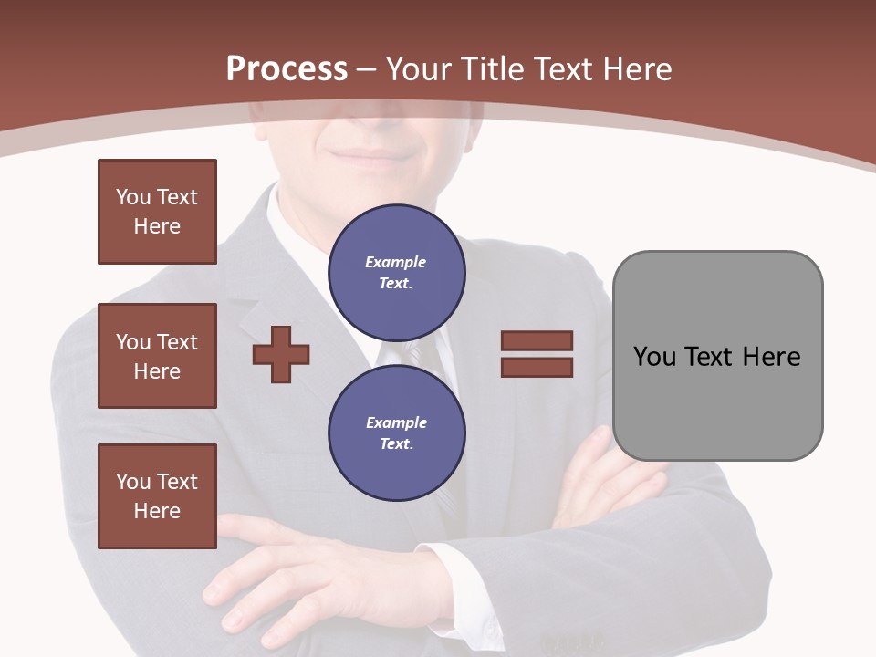 Smiling Manager Bookkeeper PowerPoint Template