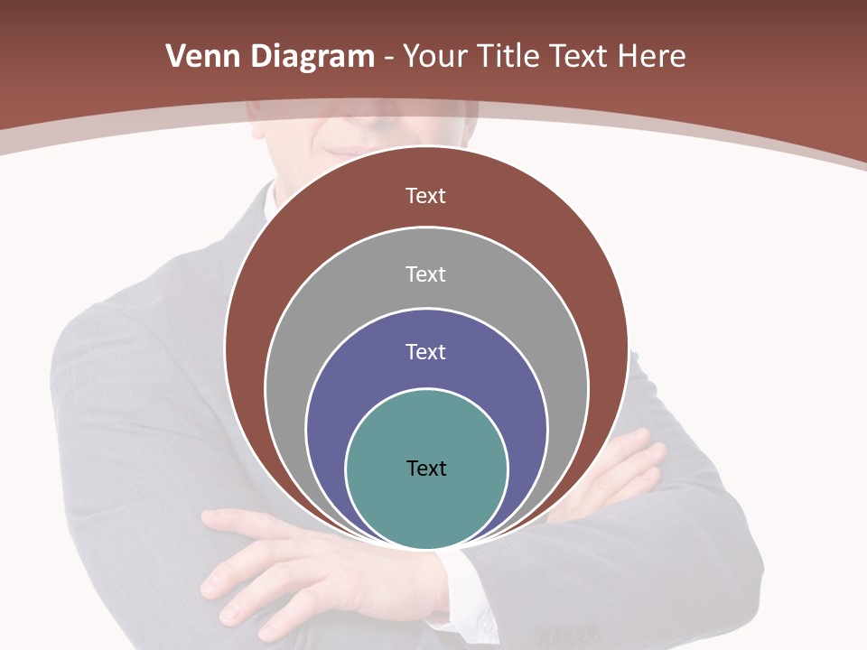 Smiling Manager Bookkeeper PowerPoint Template